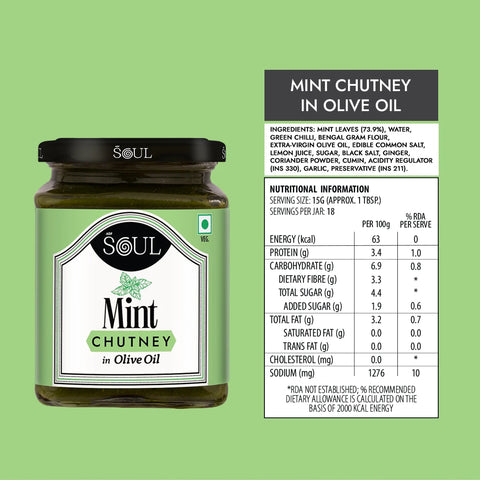 Mint Chutney in Olive Oil ADF-Foods