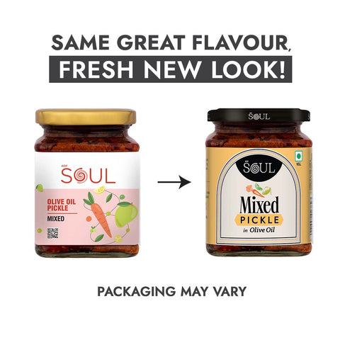 The Perfect Combo (Mango Pickle + Mixed Pickle + Garlic Chutney)(Pack of 3)