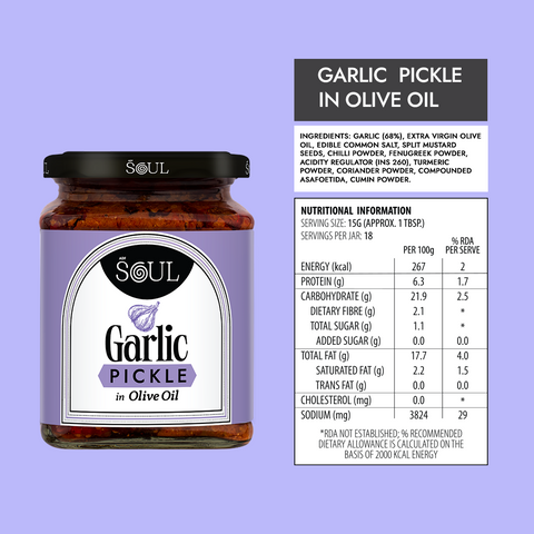 Dadi's Special (Mango Pickle + Garlic Pickle) (Pack of 2)