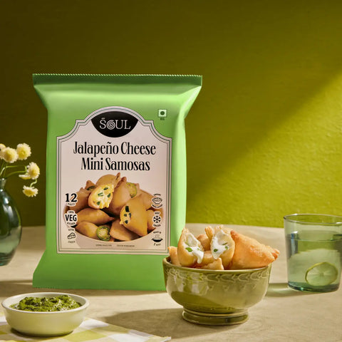 Mini Jalapeno Cheese Samosas (290 gms - 12 pcs)