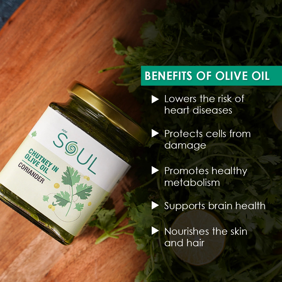 Buy Coriander Chutney (Cilantro Chutney) Online (270gms) Soul Foods