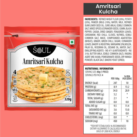 Amritsari Kulcha (320 gms - 4 pcs)