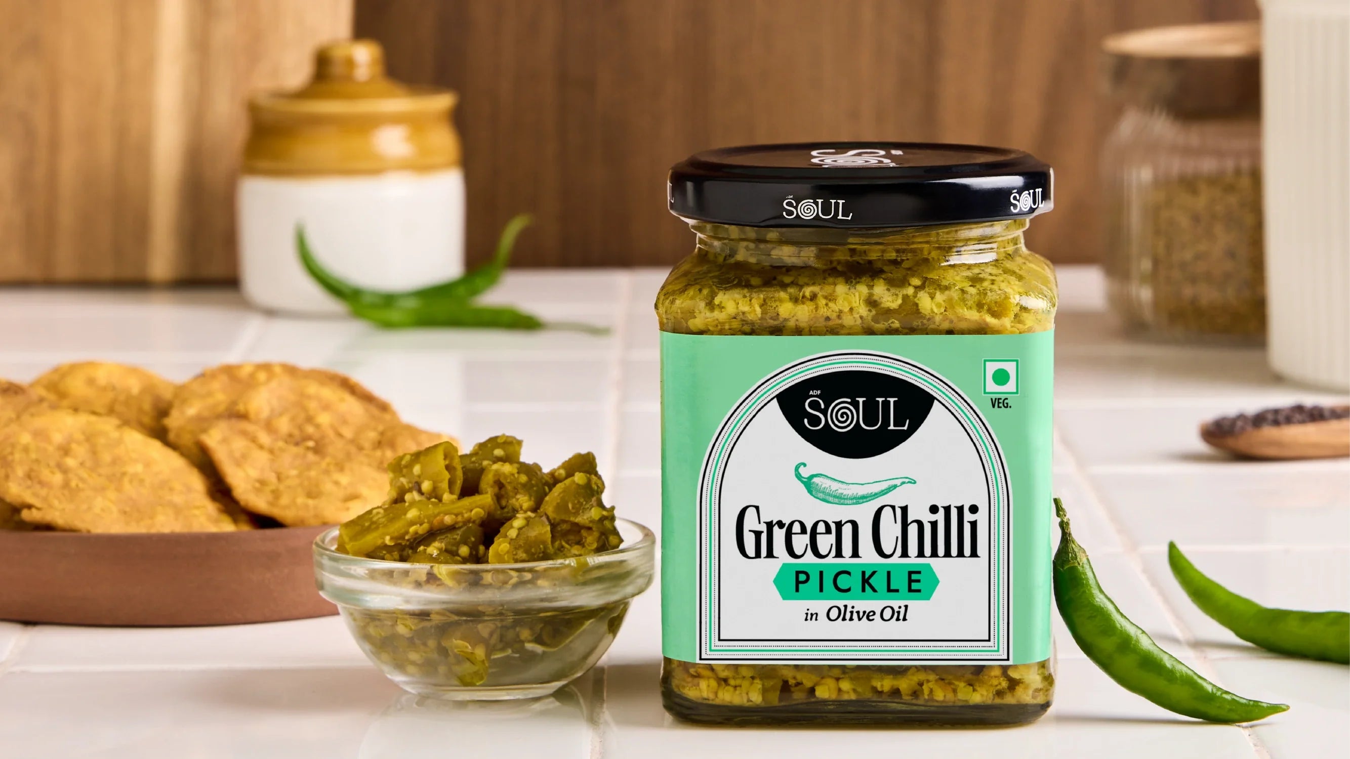 Relish Jowar Roti with ADF Pickles and Chutneys for a Wholesome Experi ...