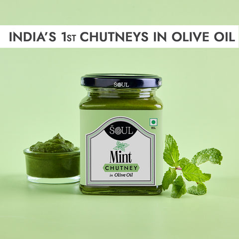 Mint Chutney in Olive Oil