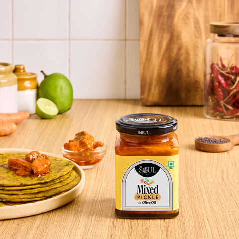 Achaari Fusion Combo (Mango Pickle + Mixed Pickle) (Pack of 2)