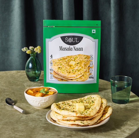 Masala Naan (400gms- 4 pcs)