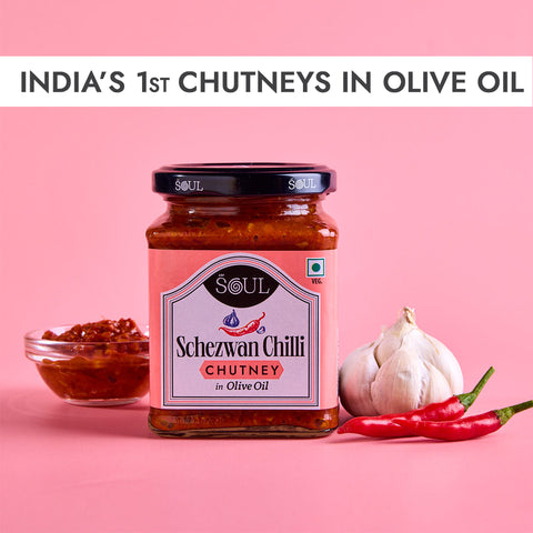 Schezwan Chutney in Olive Oil