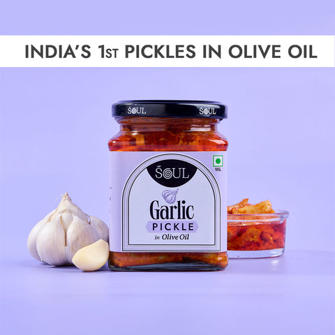 Garlic Pickle in Olive Oil