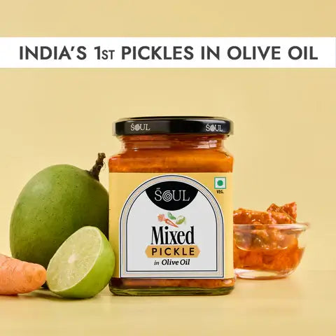 Mixed Pickle in Olive Oil