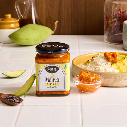 Mango Pickle in Olive Oil