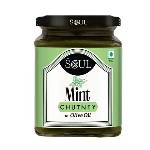 Mint Chutney in Olive Oil