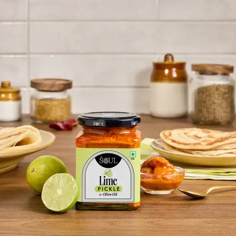 Lime Pickle in Olive Oil