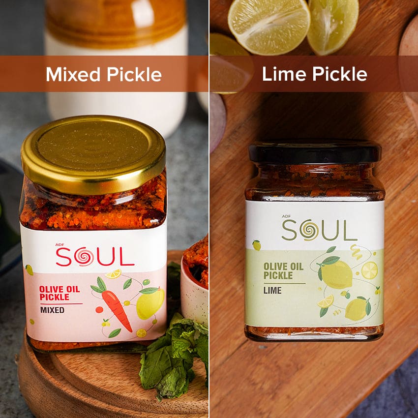 Mixed Pickle & Lime Pickle (Pack of 2)
