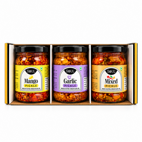 Assorted Pickles In Olive Oil