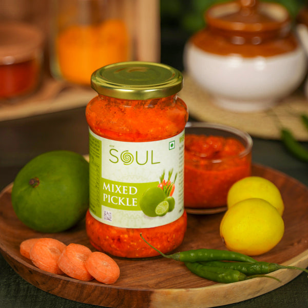 Soul Exotic Combo (Mixed Pickle + Garlic Chutney)(Pack of 2)
