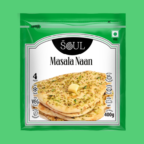 Masala Naan (400gms- 4 pcs)