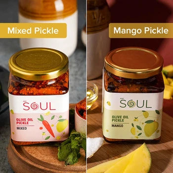 Achaari Fusion Combo (Mango Pickle + Mixed Pickle) (Pack of 2)