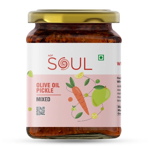 Mixed Pickle in Olive Oil  (275 gms)